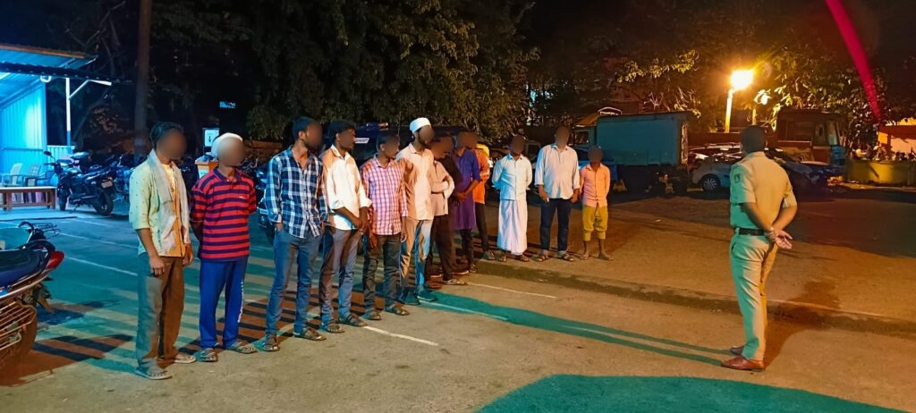 ಹೊರವಲಯದ ಪ್ರದೇಶಗಳಲ್ಲಿ ಮುಂದುವರಿದ ಪೊಲೀಸರ ವಿಶೇಷ ಗಸ್ತು ಕಾರ್ಯಾಚರಣೆ!