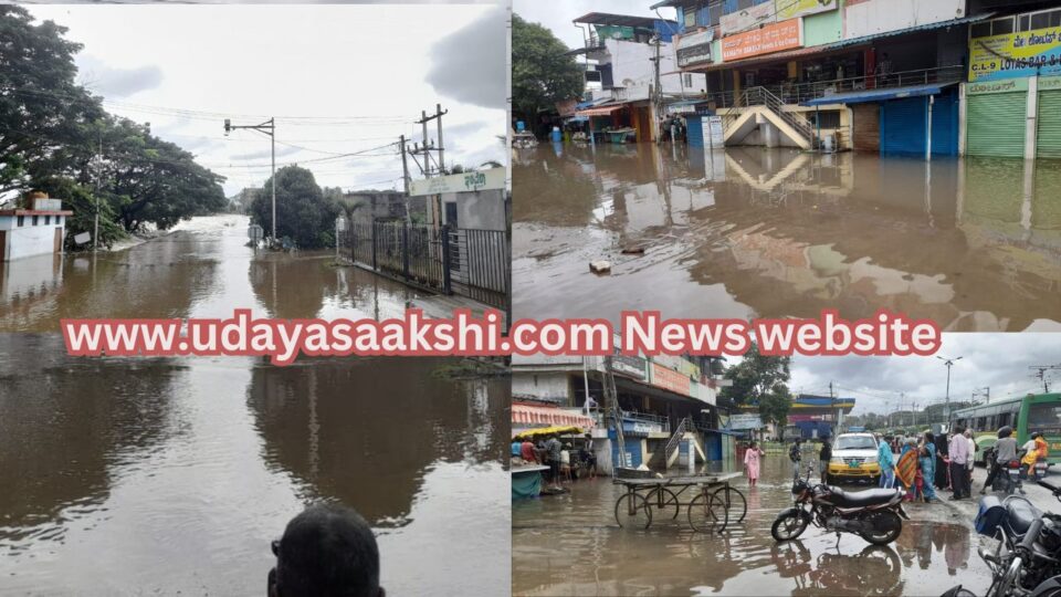 Bhadra river created flood in Bhadravati! ಭದ್ರಾವತಿಯಲ್ಲಿ ಪ್ರವಾಹ ಸೃಷ್ಟಿಸಿದ ಭದ್ರಾ ನದಿ!