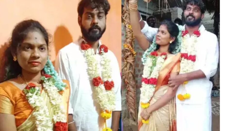 Marriage in the morning new couple who fought with a machete in the evening : bride died - groom's condition is critical! ಬೆಳಿಗ್ಗೆ ಮದುವೆ ಸಂಜೆ ಮಚ್ಚಿನಿಂದ ಹೊಡೆದಾಡಿಕೊಂಡ ನವ ದಂಪತಿ : ವಧು ಸಾವು – ವರನ ಸ್ಥಿತಿ ಗಂಭೀರ!