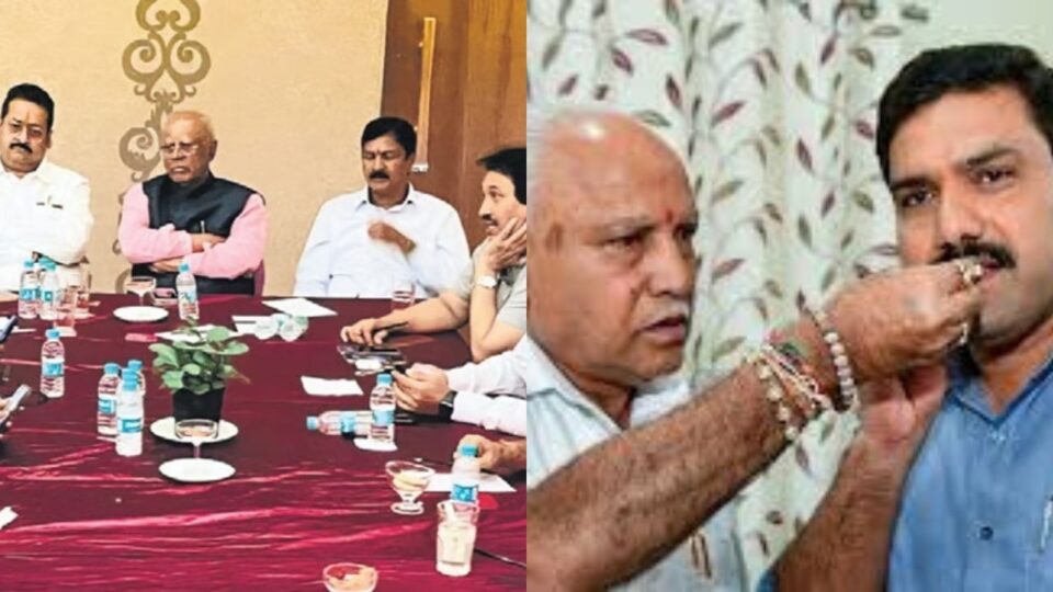 Kumar Bangarappa in the team of BJP rebel leaders: Shivamogga Kamala politics that has made interesting! ಬಿಜೆಪಿ ಬಂಡಾಯ ನಾಯಕರ ಟೀಂನಲ್ಲಿ ಕುಮಾರ್ ಬಂಗಾರಪ್ಪ : ಕುತೂಹಲ ಮೂಡಿಸಿದ ಶಿವಮೊಗ್ಗ ಕಮಲ ಪಾಲಿಟಿಕ್ಸ್! ವರದಿ : ಬಿ. ರೇಣುಕೇಶ್ b renukesha