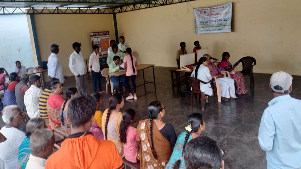 shimoga | Shimoga: Eye check-up camp successfully held at Gadikoppa ಶಿವಮೊಗ್ಗ : ಗಾಡಿಕೊಪ್ಪದಲ್ಲಿ ಯಶಸ್ವಿಯಾಗಿ ನಡೆದ ಕಣ್ಣಿನ ತಪಾಸಣೆ ಶಿಬಿರ