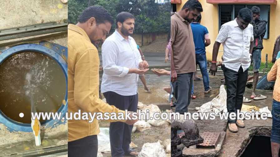Shimoga: Contaminated drinking water supply - Congress team visits the purification plant ಶಿವಮೊಗ್ಗ : ಕಲುಷಿತ ಕುಡಿಯುವ ನೀರು ಪೂರೈಕೆ – ಶುದ್ಧೀಕರಣ ಘಟಕಕ್ಕೆ ಕಾಂಗ್ರೆಸ್ ತಂಡ ಭೇಟಿ