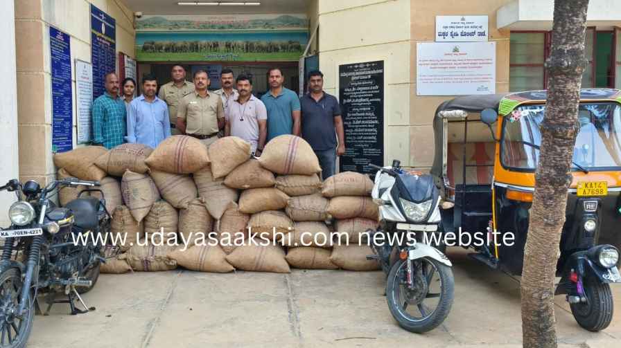 Shimoga : arecanut theft case - five arrested! ಶಿವಮೊಗ್ಗ : ಅಡಕೆ ಕಳ್ಳತನ ಪ್ರಕರಣ – ಐವರ ಬಂಧನ!