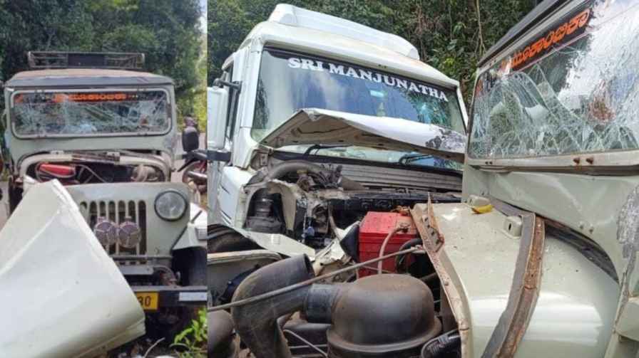 hosanagara | Hosanagar: Tempo Traveler collided with Jeep; Many people are injured - the condition of two is serious! ಜೀಪ್’ಗೆ ಟೆಂಪೋ ಟ್ರಾವೆಲರ್ ಡಿಕ್ಕಿ : ಹಲವರಿಗೆ ಗಾಯ – ಇಬ್ಬರ ಸ್ಥಿತಿ ಗಂಭೀರ!
