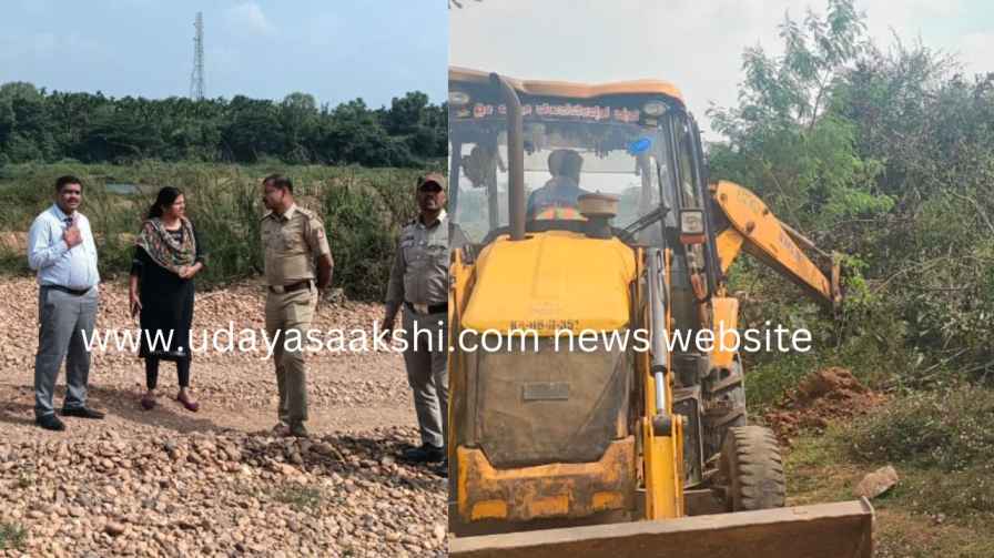shimoga | Shimoga: Tahsildar-led team attack on illegal sand mining site – trench for the road! ಶಿವಮೊಗ್ಗ : ಅಕ್ರಮ ಮರಳು ಗಣಿಗಾರಿಕೆ ಸ್ಥಳದ ಮೇಲೆ ತಹಶೀಲ್ದಾರ್ ನೇತೃತ್ವದ ತಂಡದ ದಾಳಿ – ರಸ್ತೆಗೆ ಟ್ರಂಚ್!