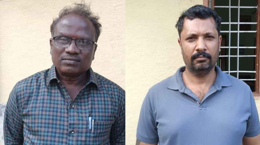 Irrigation corporation engineer, office staff who were receiving bribe from contractor Lokayukta right! ಗುತ್ತಿಗೆದಾರನಿಂದ ಲಂಚ ಪಡೆಯುತ್ತಿದ್ದ ನೀರಾವರಿ ನಿಗಮದ ಎಂಜಿನಿಯರ್, ಕಚೇರಿ ಸಿಬ್ಬಂದಿ ಲೋಕಾಯುಕ್ತ ಬಲಗೆ!