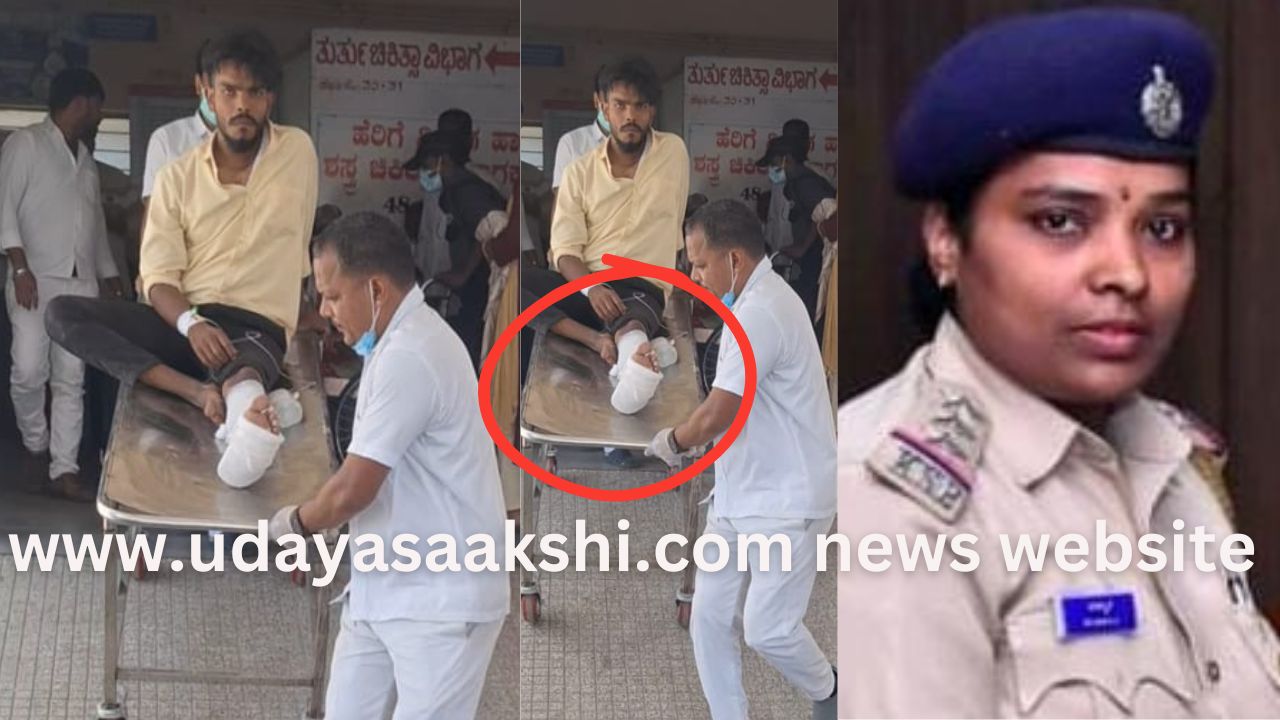 A rowdy sheeter from Shivamogga was shot in the leg by the police in Bhadravati!bhadravati | ಭದ್ರಾವತಿಯಲ್ಲಿ ಮತ್ತೋರ್ವ ರೌಡಿ ಶೀಟರ್ ಕಾಲಿಗೆ ಪೊಲೀಸ್ ಗುಂಡು!