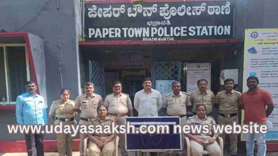 Theft at home in Bhadravati: Two accused from Bengaluru arrested!