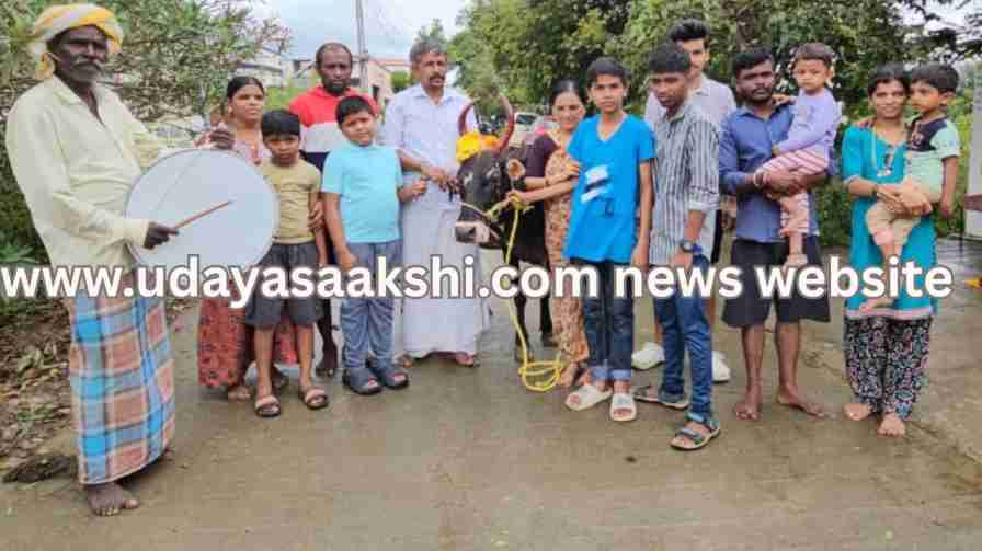 Diwali cow worship celebrations in Shivamogga city! ಶಿವಮೊಗ್ಗ ನಗರದಲ್ಲಿ ದೀಪಾವಳಿ ಗೋ ಪೂಜೆ ಸಂಭ್ರಮ!