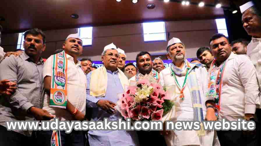 Let's defeat the conspiracy to erase the name of the Father of the Nation: CM Siddaramaiah's call ರಾಷ್ಟ್ರಪಿತನ ಹೆಸರನ್ನೇ ಅಳಿಸುವ ಪಿತೂರಿಯನ್ನು ಸೋಲಿಸೋಣ : ಸಿ.ಎಂ ಸಿದ್ದರಾಮಯ್ಯ ಕರೆ